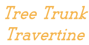 Tree Trunk  Travertine